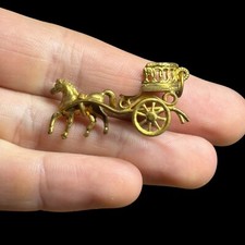 Pendentif vintage cheval avec