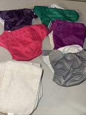 5 Bum Genius Flip Diaper Covers And Inserts