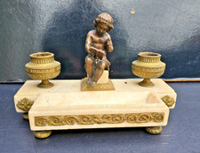 ENCRIER BRONZE PUTTI ANGELOT