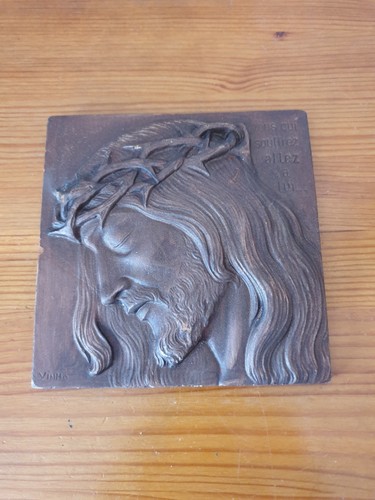 Belle plaque ancienne - , en