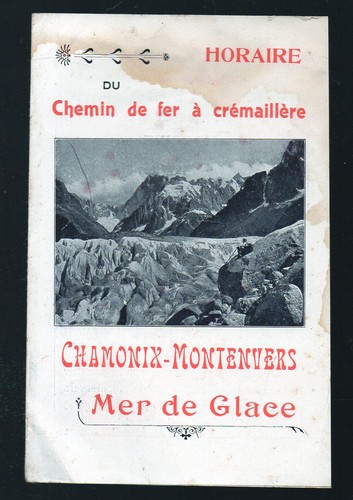 Vieux papiers horaire chamonix - horaire,