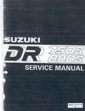 Suzuki DR750S DR800S 1990 Service Manual