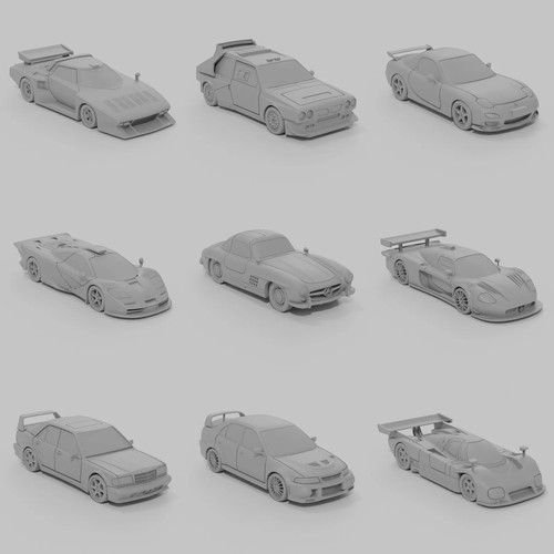 Resin printed car kit - resin,