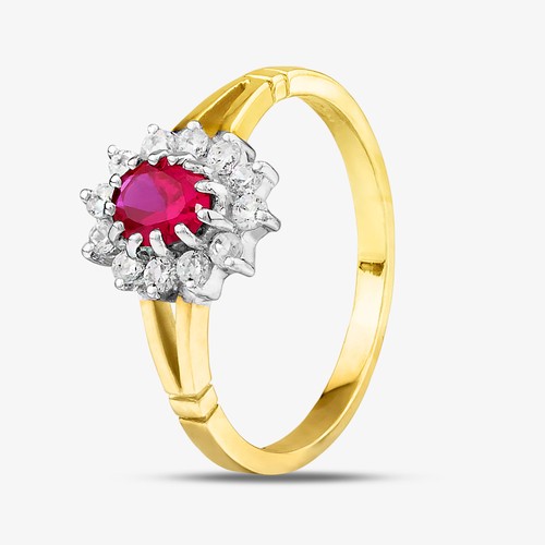 Bague jaune 9 - en, carats