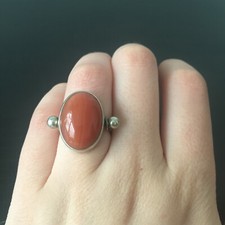 Bague anneau amovible pierre