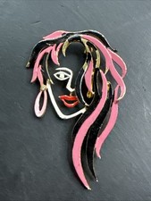 Ancienne Broche En Plaquer Or