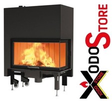 Cheminée Bois Edilkamin WINDO2 95 Angulaire