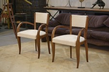 Paire de fauteuils bridge en