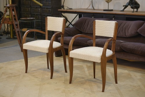 Paire fauteuils bridge en - de,