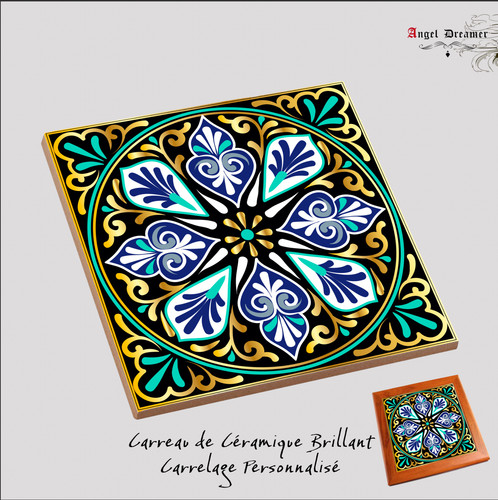 Carrelage imprimé décoratif - carrelage,