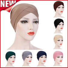 Women Ladies Hair Loss Scarf Cancer Chemo Cap Muslim Turban Hat Hijab Head Wrap-