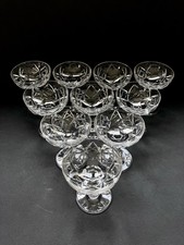 BACCARAT 10 COUPE CHAMPAGNE CRISTAL MODÈLE HARFLEUR VERRE GLASS CRYSTAL VIN WINE