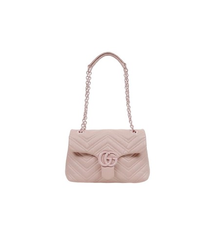 Gucci pink leather marmont - pink,