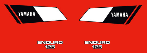 Yamaha 125 dtmx kit sticker - 125,
