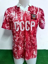 Maillot Russie URSS SOVIET UNION No Match Worn Shirt Camiseta 1988/1989 COA