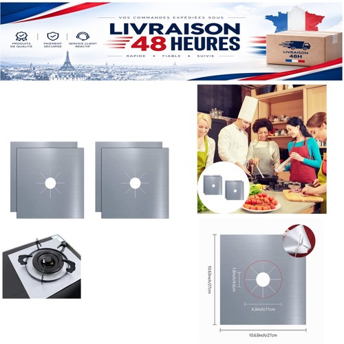 Protection plaque cuisson gaz - plaque,