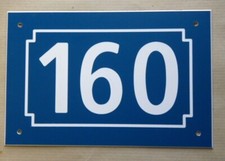 plaque pvc numero de rue ou de