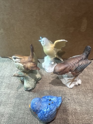 Vintage porcelain bird - vintage,