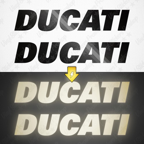 Stickers ducati noir - stickers,