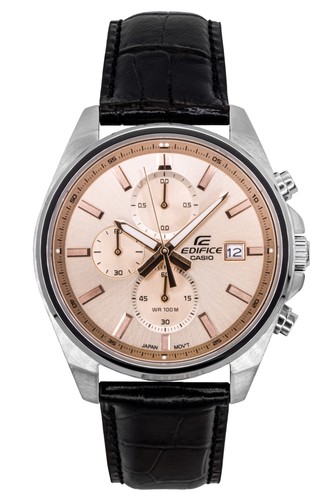 Montre casio edifice saumon - montre,
