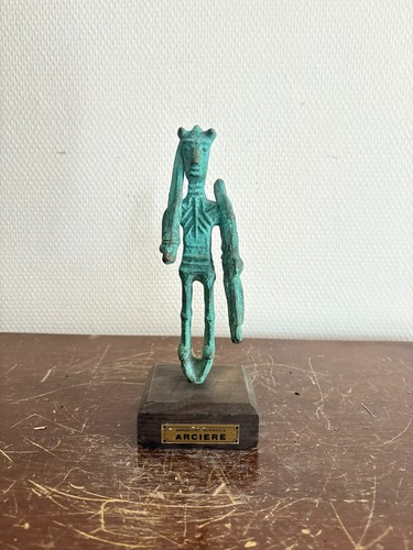 Sculpture bronze nuragique - sculpture,