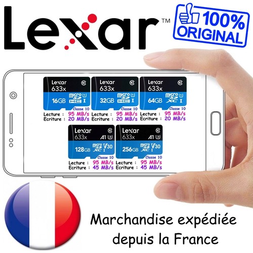 Lexar carte mémoire micro - micro, sd