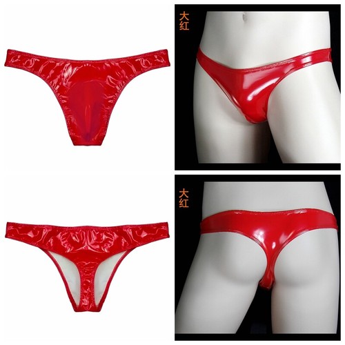 Hommes gay faux cuir - cuir, string