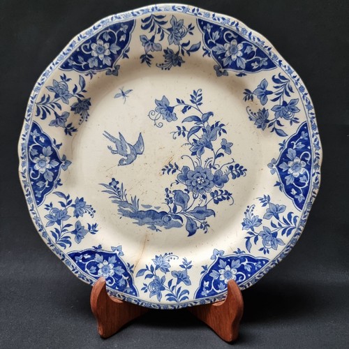 Assiette ancienne gien delft - ancienne,