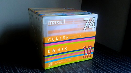 Minidisc maxell couler - maxell,