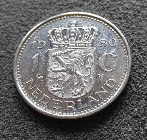 Monnaie pays bas gulden 1980 - gulden,