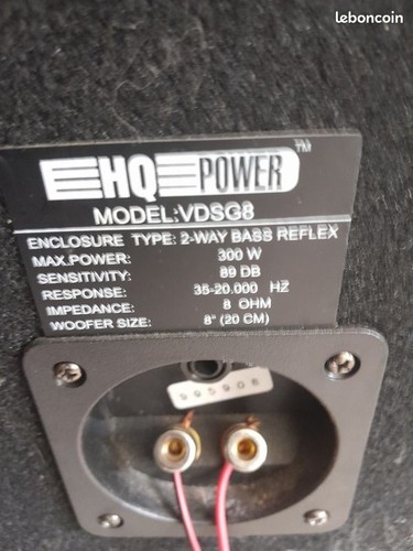 Enceinte sono 300w - ...marque, hq