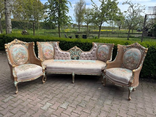 Sofa set french louis xvi - sofa,