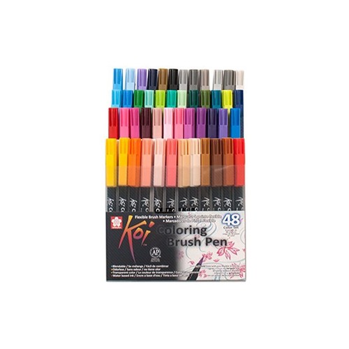 Lot stylos pinceaux koi - lot, de