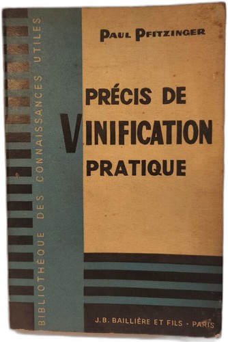 Précis vinification - précis,