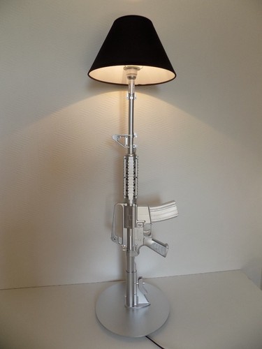 Lampe design chrome ar15 - m4,