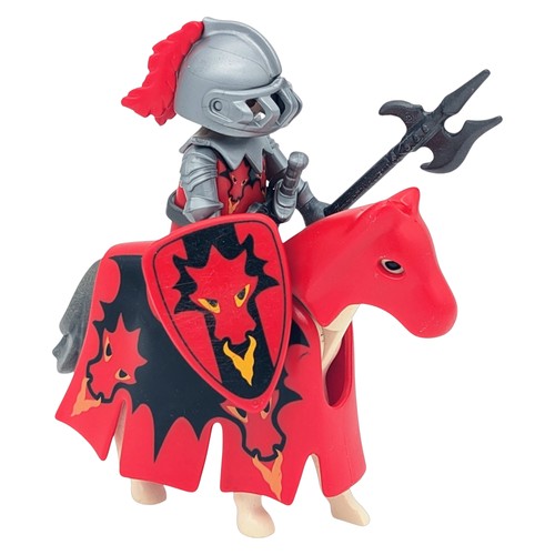 Playmobil chevalier rouge