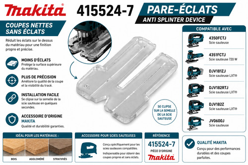 Pare éclats makita 415524 - pare-Éclats, 415524-7