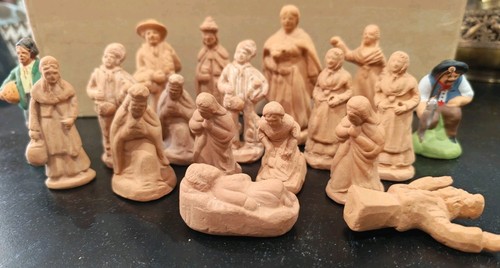 Lot santons anciens chave - santons,