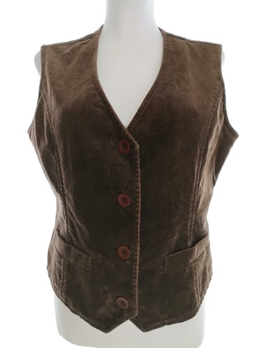Vintage granola gilet marron - gilet,