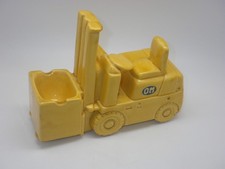 OM Forklift - Yellow Ceramic Ashtray