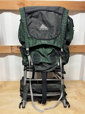 Kelty Trekker 3950 Green/Grey External Frame Backpack for Hiking and Camping