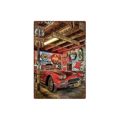 Plaque metal garage vintage - plaque,