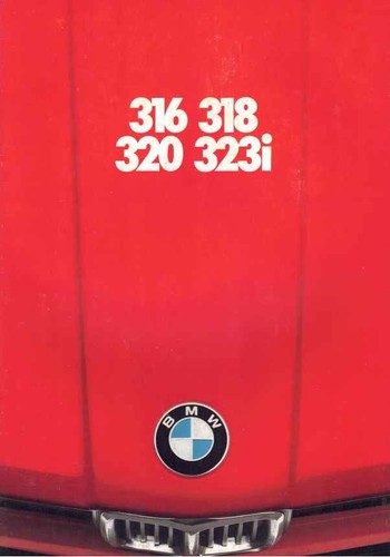 Catalogue brochure bmw 316 - catalogue, 318