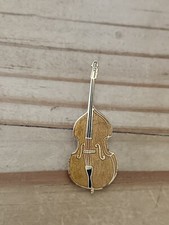 "Pin's Pins Pin Enamel 30 Musical Instrument ""Double Bass" 