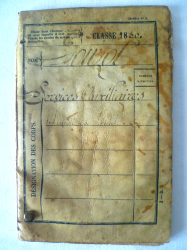 Livret militaire services - livret,