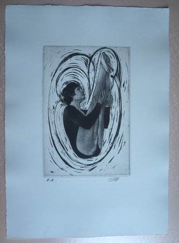 Gravure gymnaste epreuve - ,