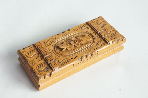 Boite timbres bois - à,
