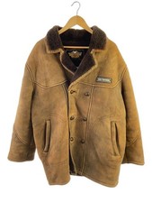 Harley Davidson Leather Jacket Blouson/-/Goat Leather/Brw/Plain 3917