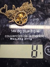 lot bijoux Or 14 Carats Montre