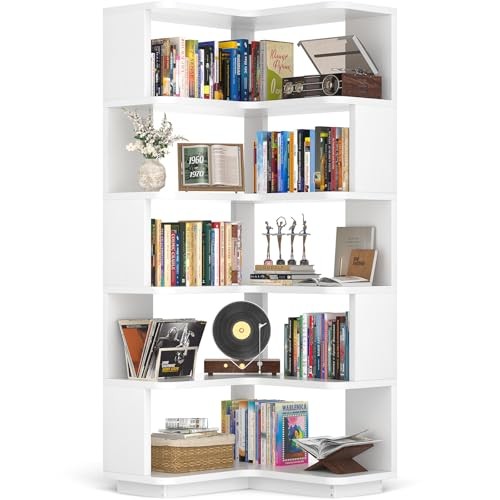 Corner book shelf 6 tier - corner,